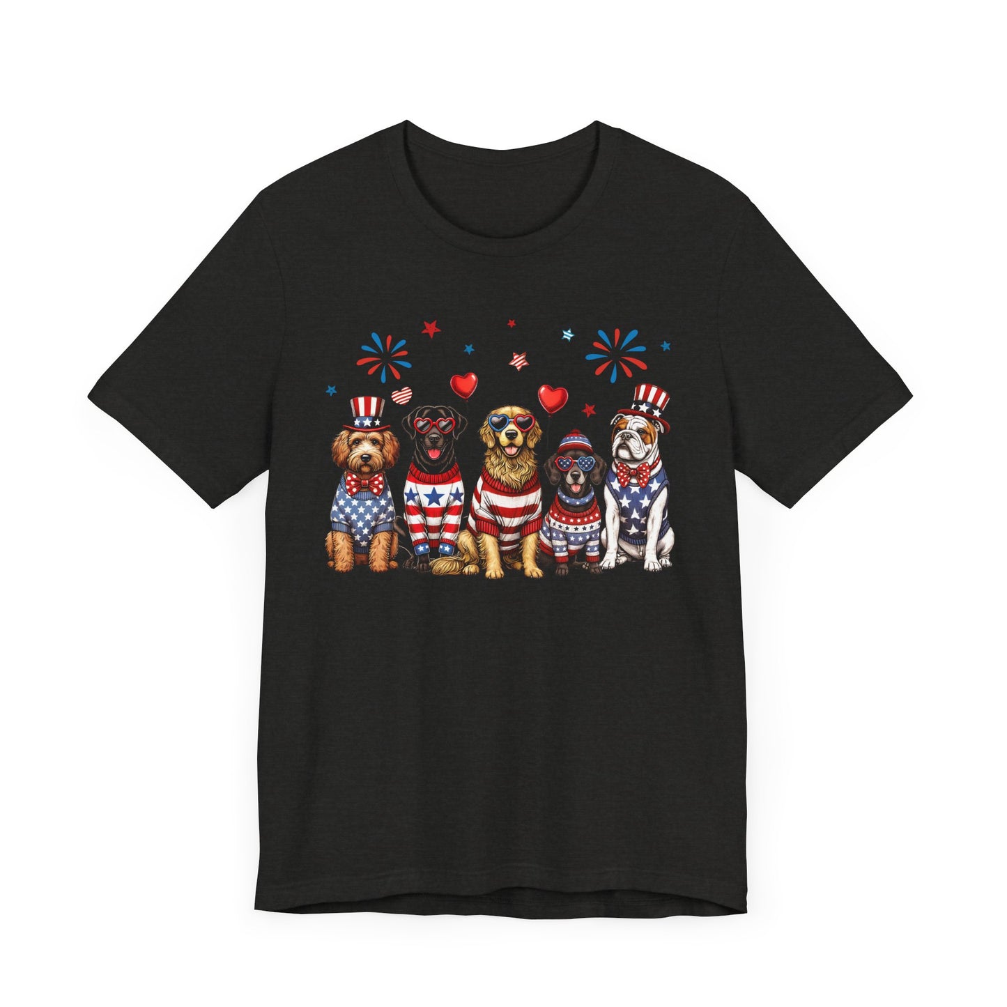 Patriotic Dogs T-Shirt