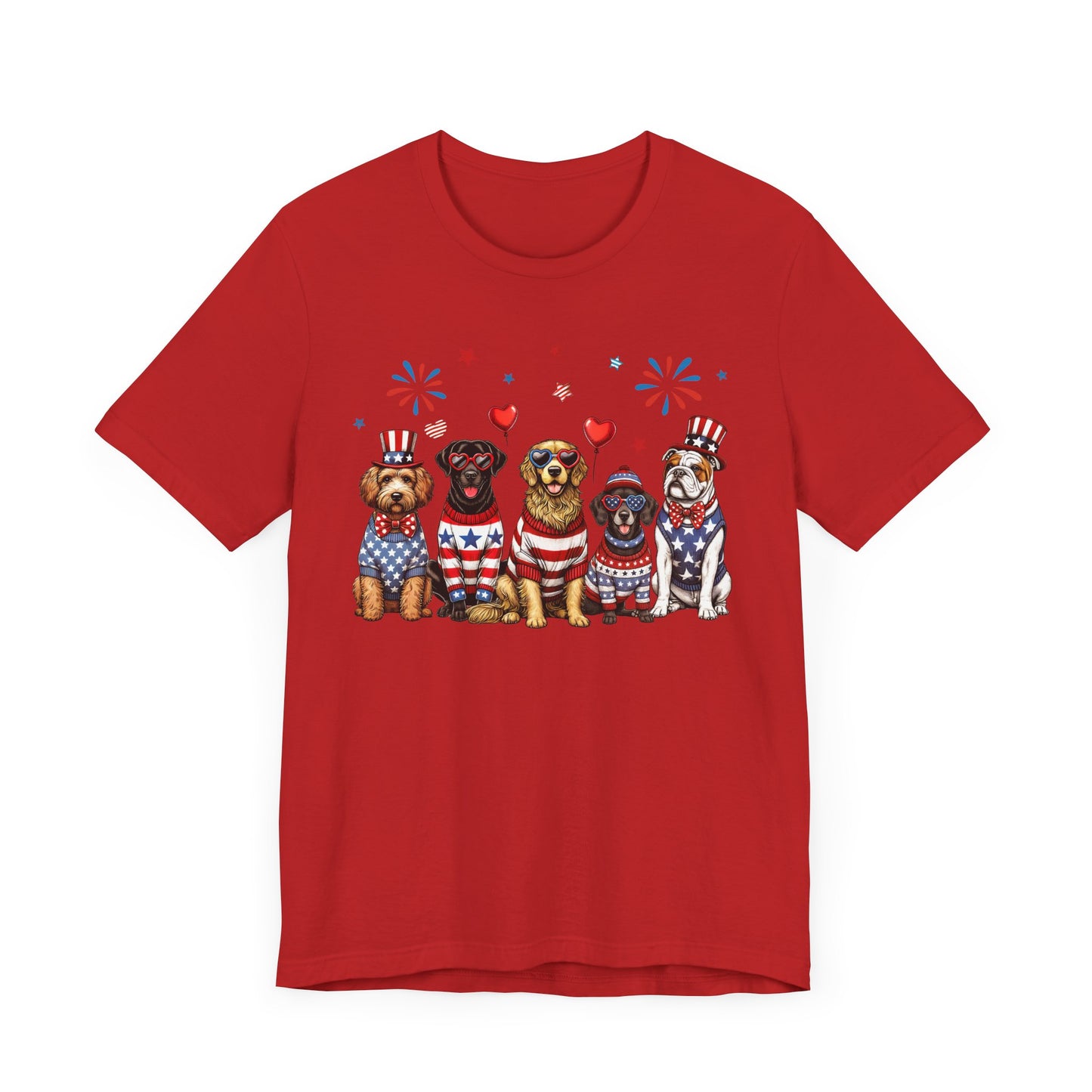 Patriotic Dogs T-Shirt