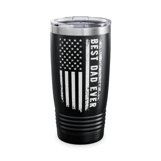 Best Dad Ever Flag Tumbler