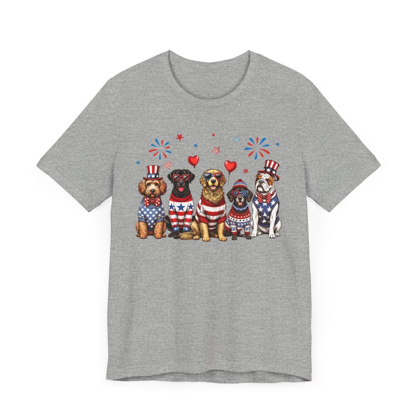Patriotic Dogs T-Shirt