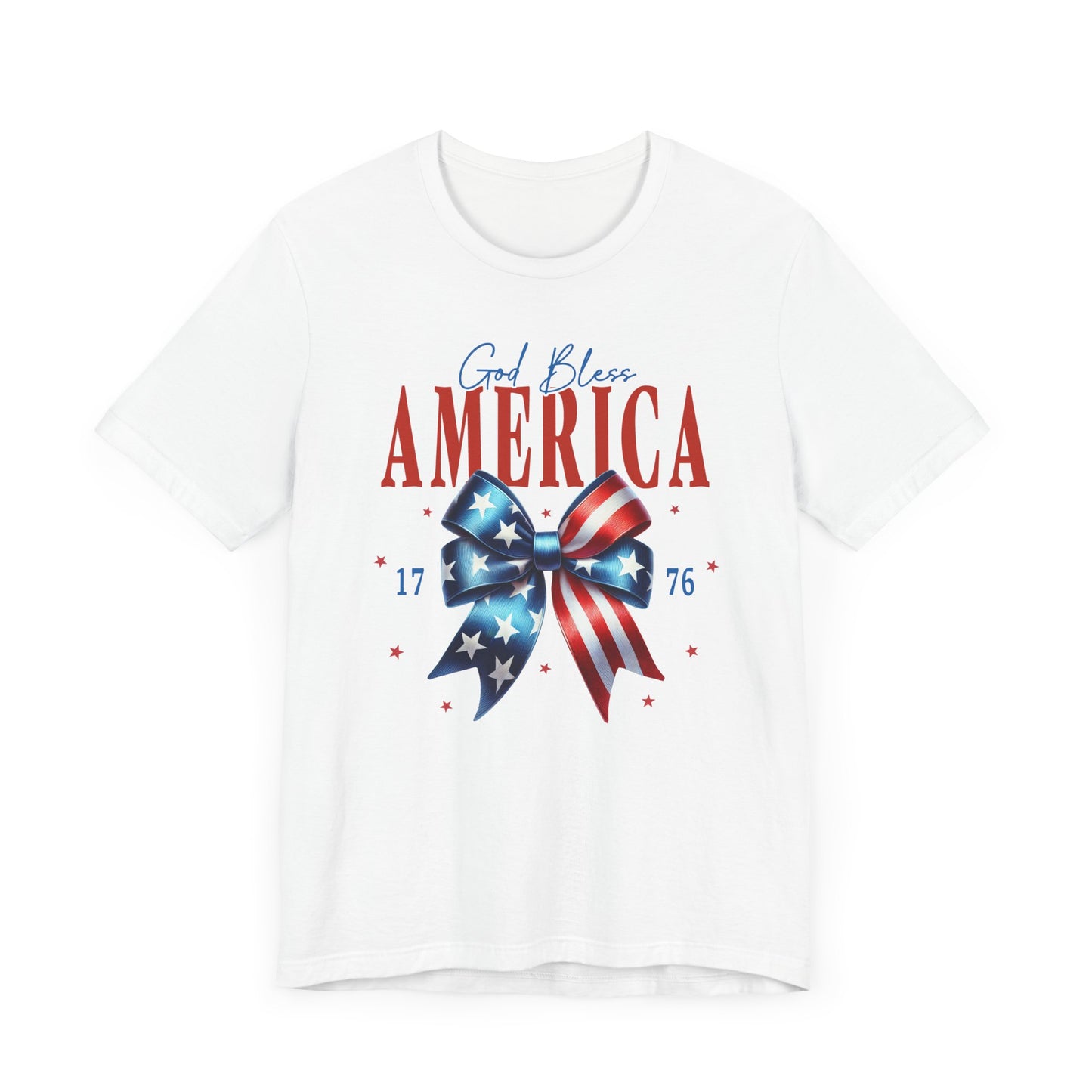 God Bless America Bow T-Shirt