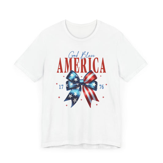 God Bless America Bow T-Shirt