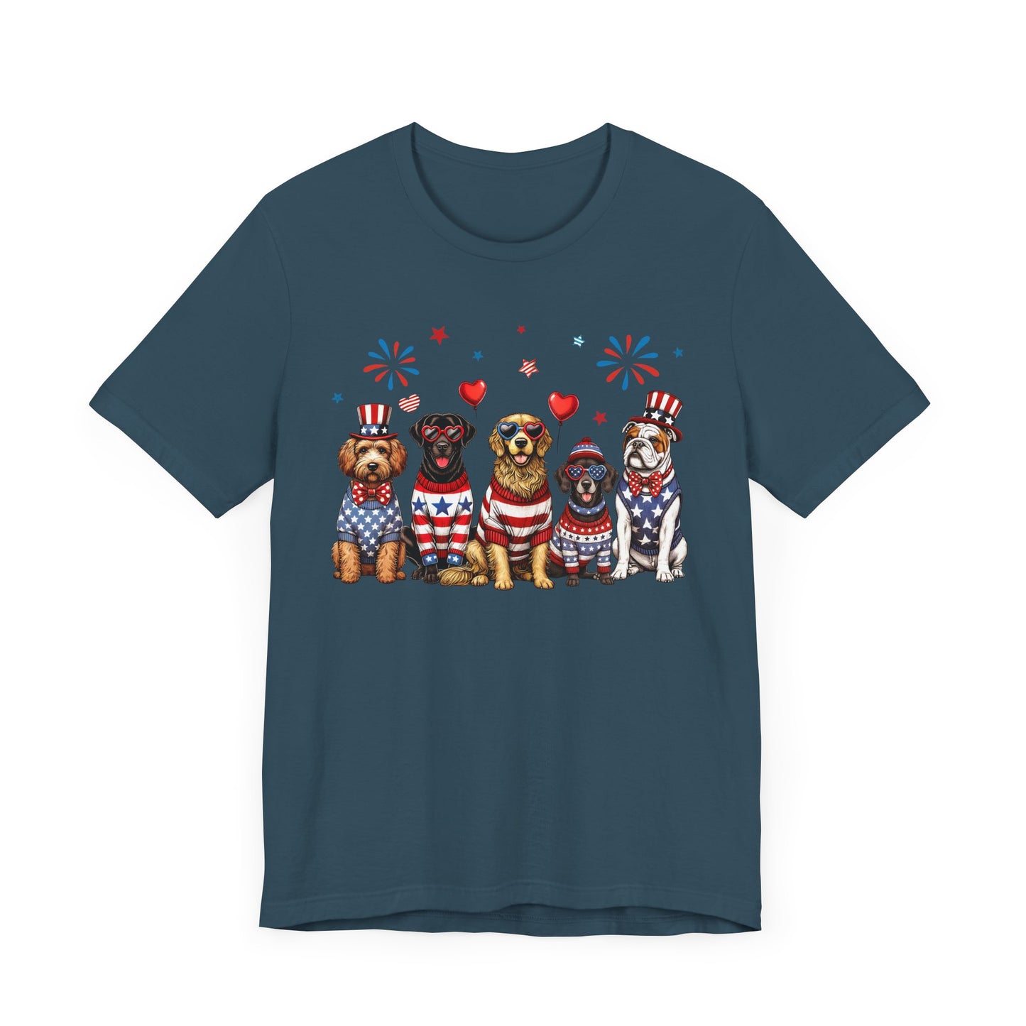 Patriotic Dogs T-Shirt