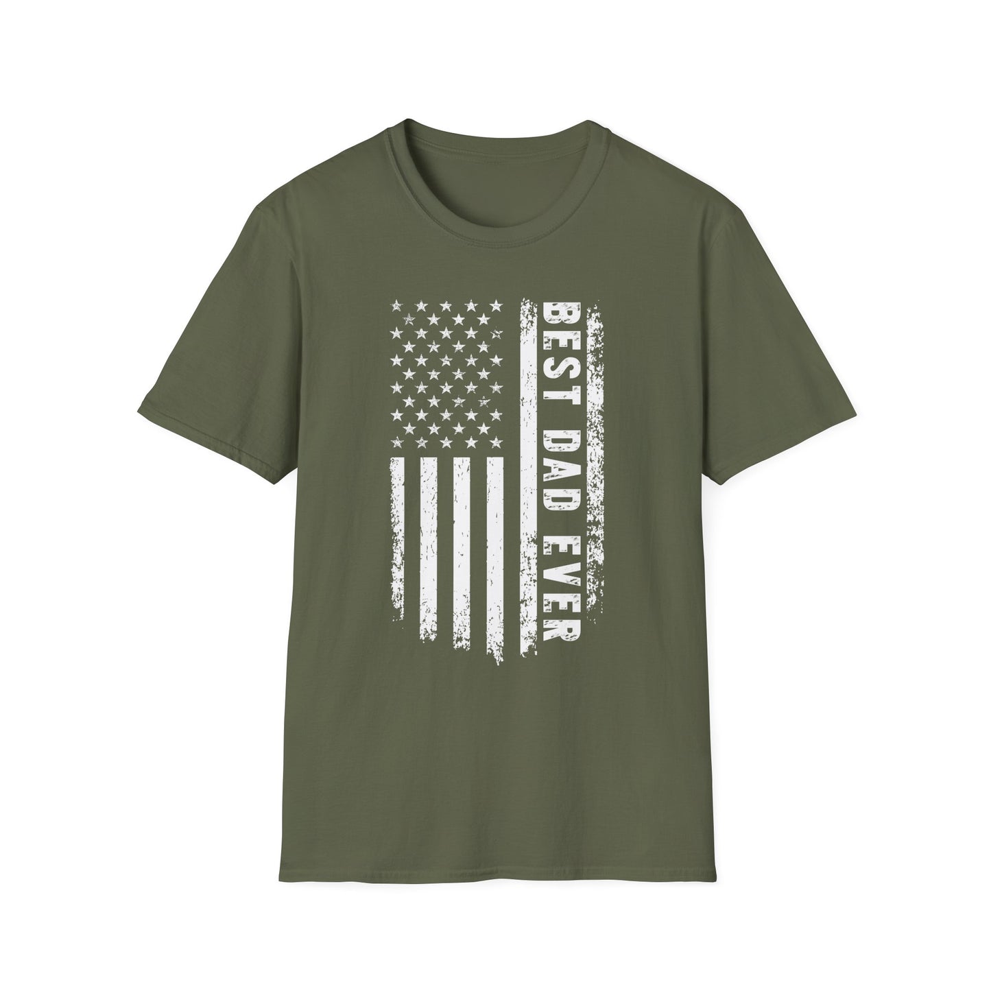Best Dad Ever Flag T-Shirt