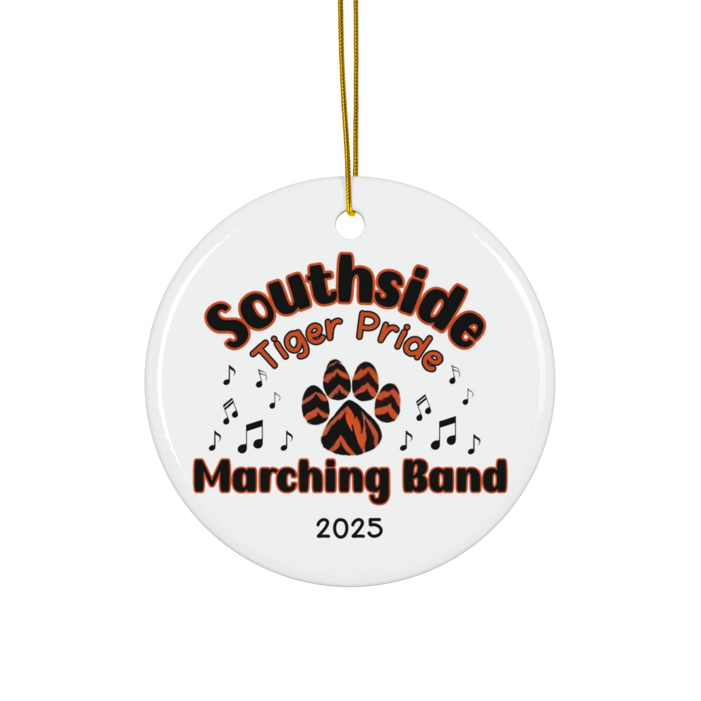 Southside Marching Band 2025 Swords & Scales Ornament