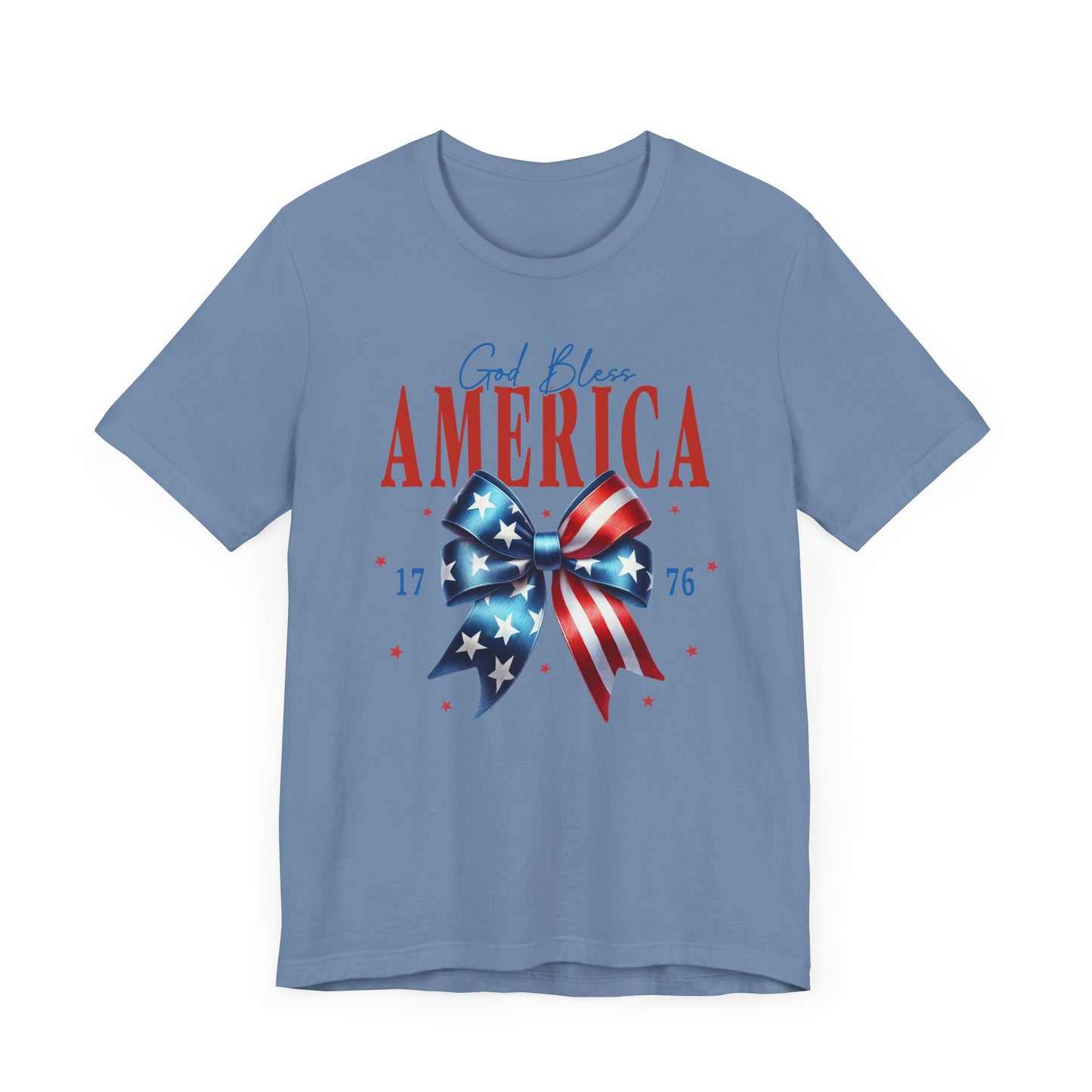 God Bless America Bow T-Shirt