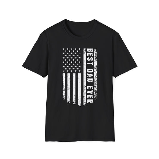 Best Dad Ever Flag T-Shirt