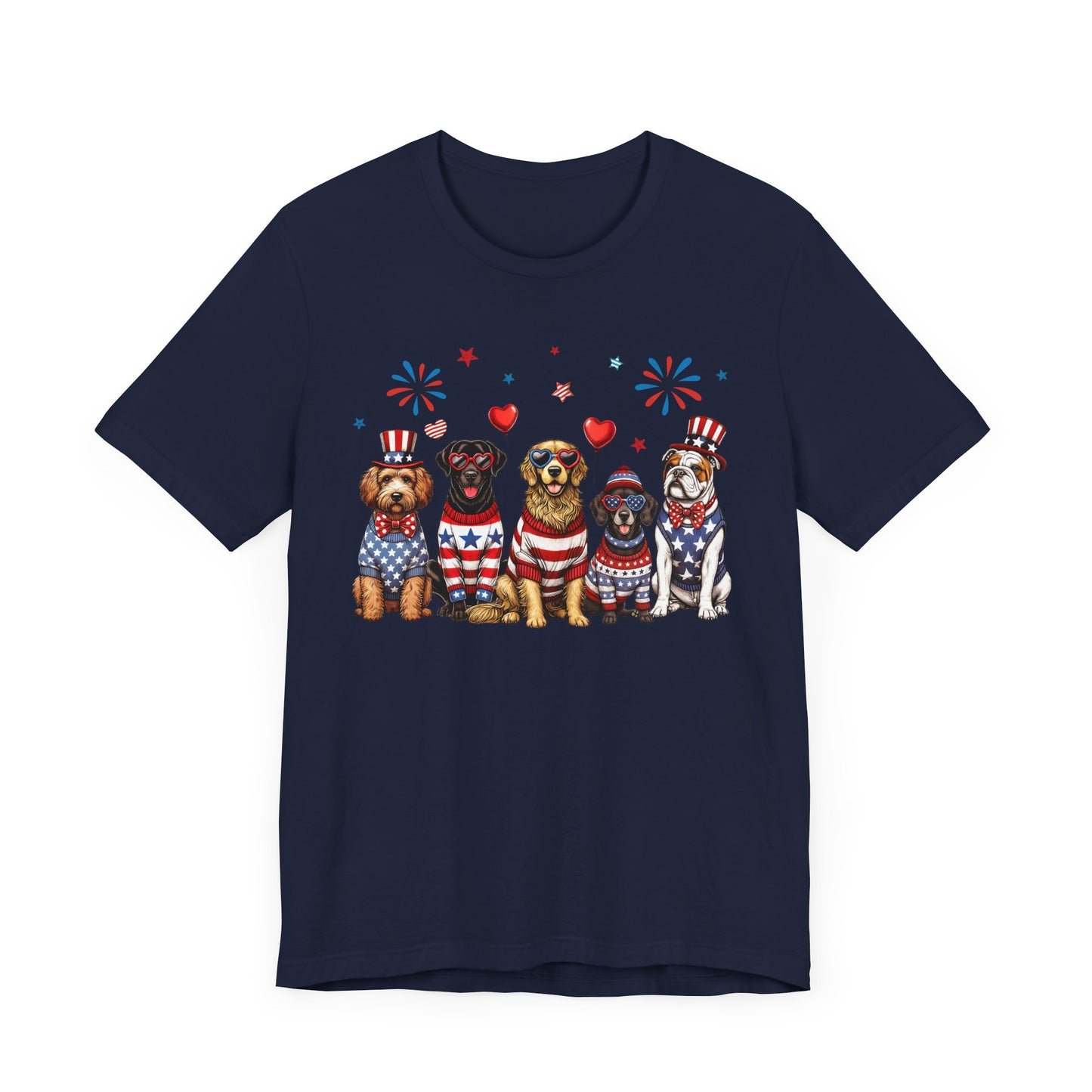 Patriotic Dogs T-Shirt