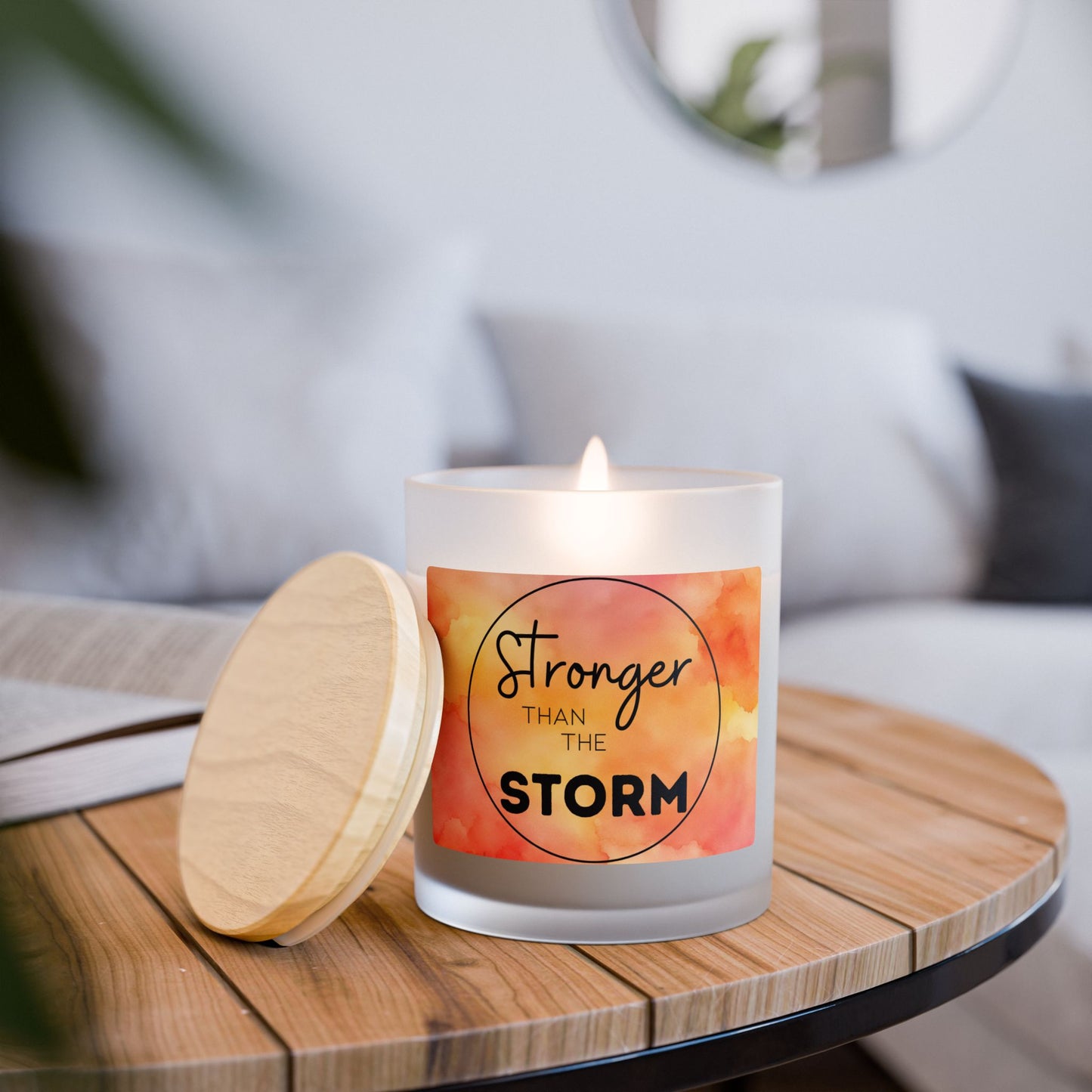 Stronger Than The Storm Candle