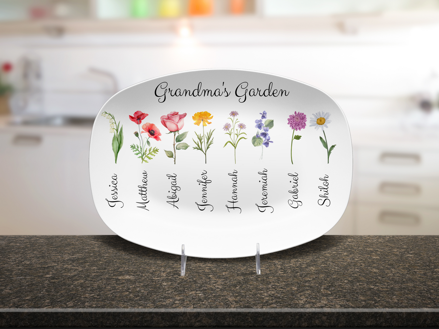 Grandma's Garden Platter