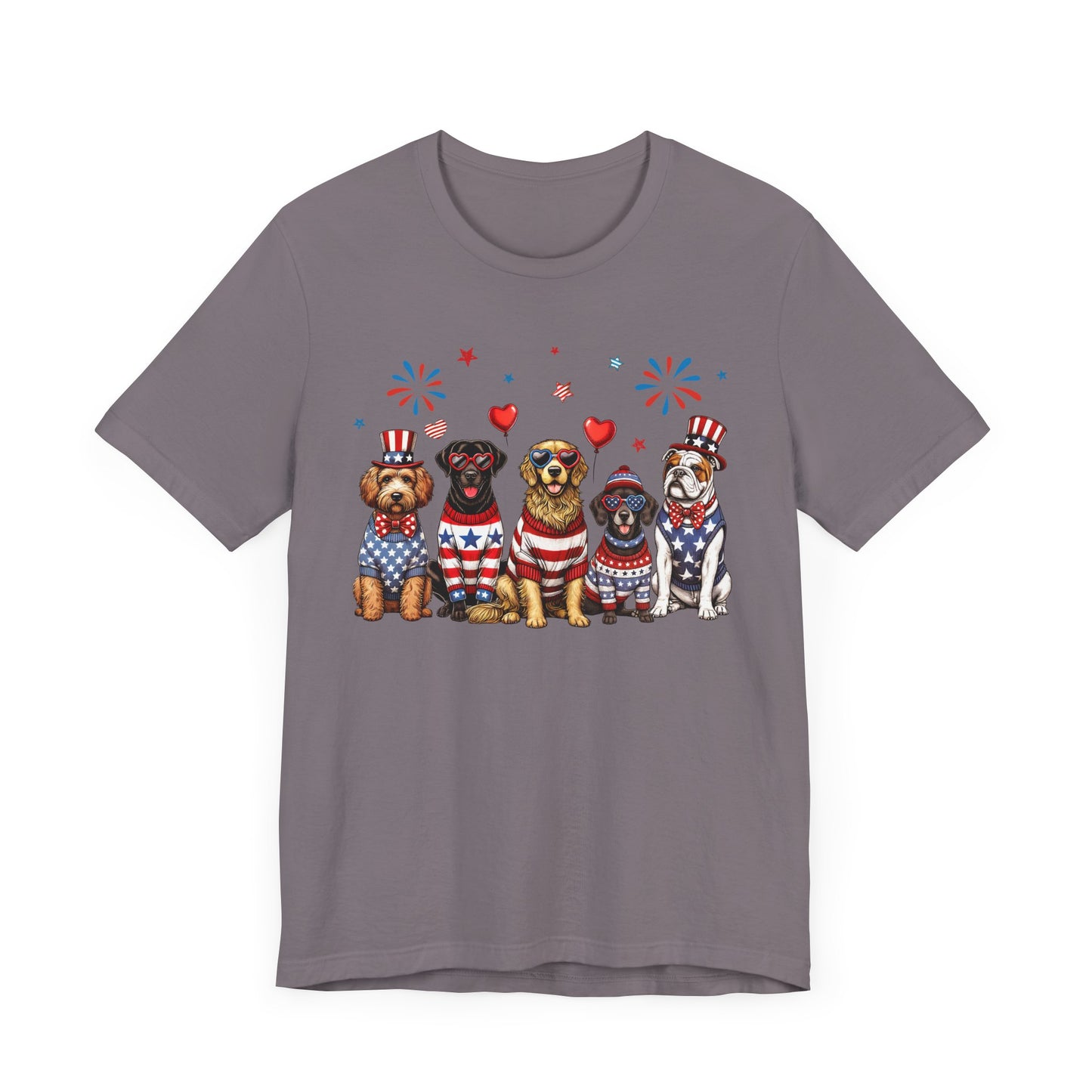 Patriotic Dogs T-Shirt