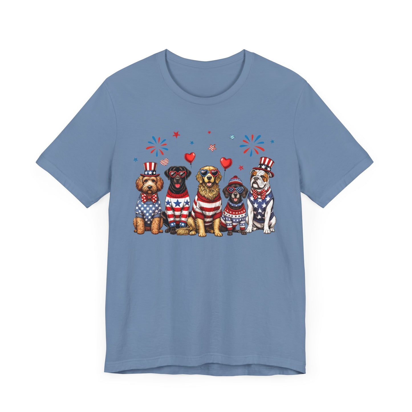 Patriotic Dogs T-Shirt