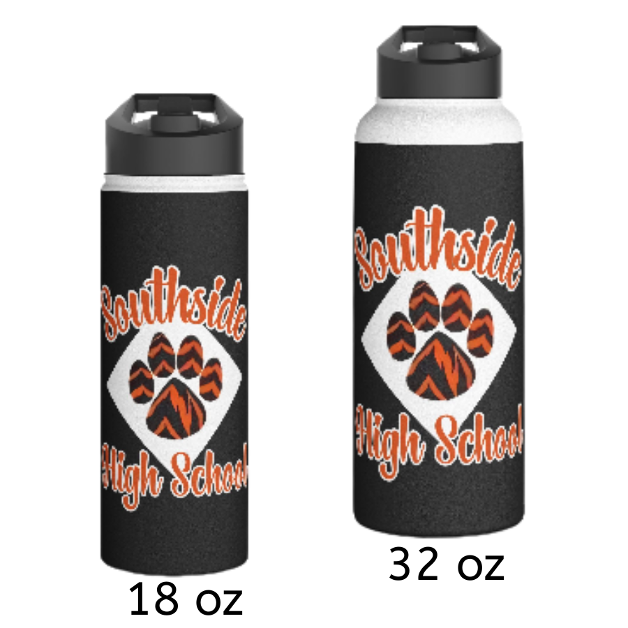 Southside High School Stainless Steel Water Bottle