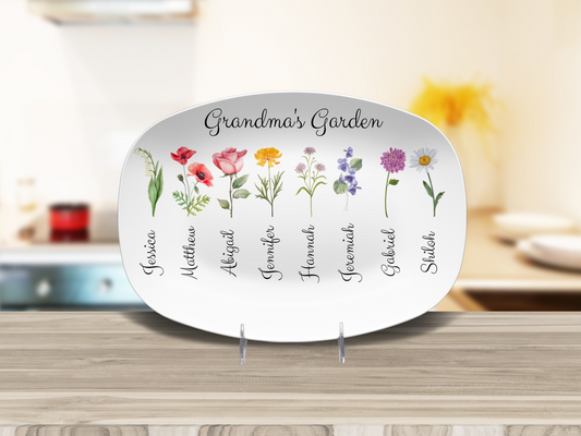 Grandma's Garden Platter