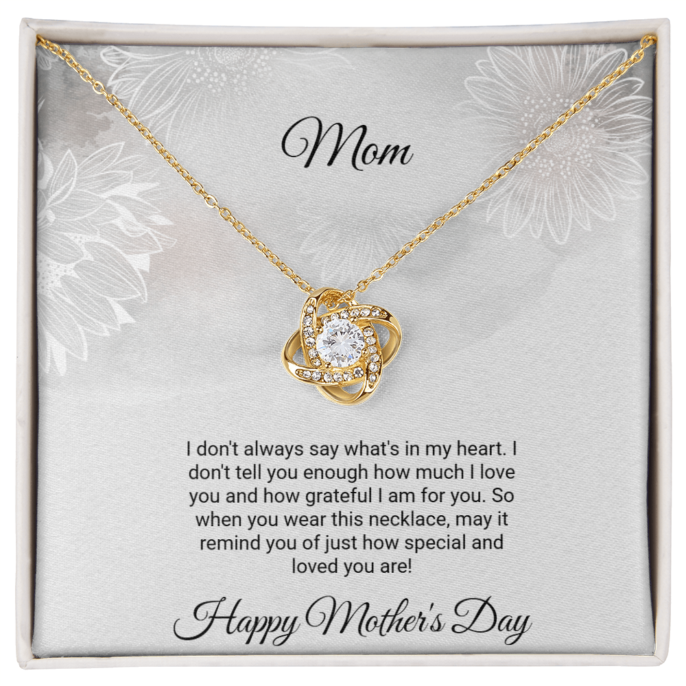 Mom Love Knot Necklace