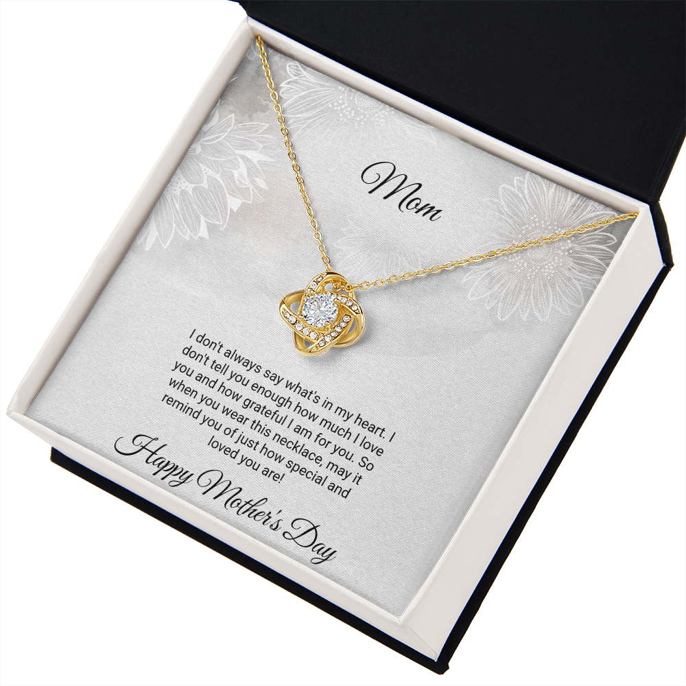Mom Love Knot Necklace