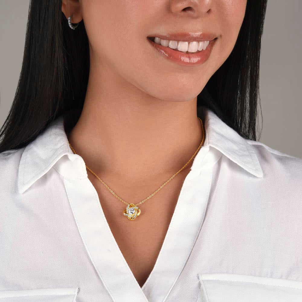 Mom Love Knot Necklace