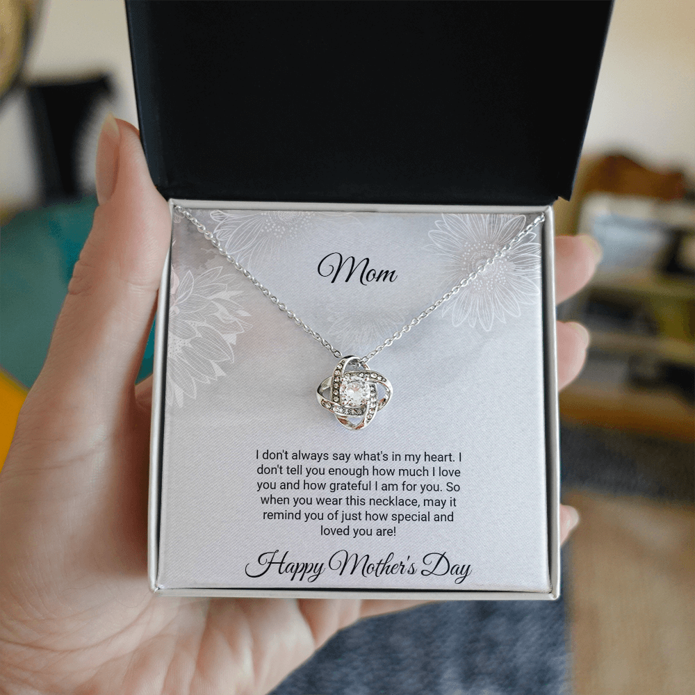 Mom Love Knot Necklace
