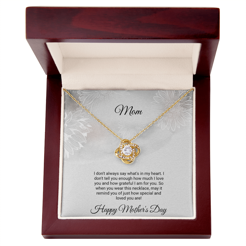 Mom Love Knot Necklace