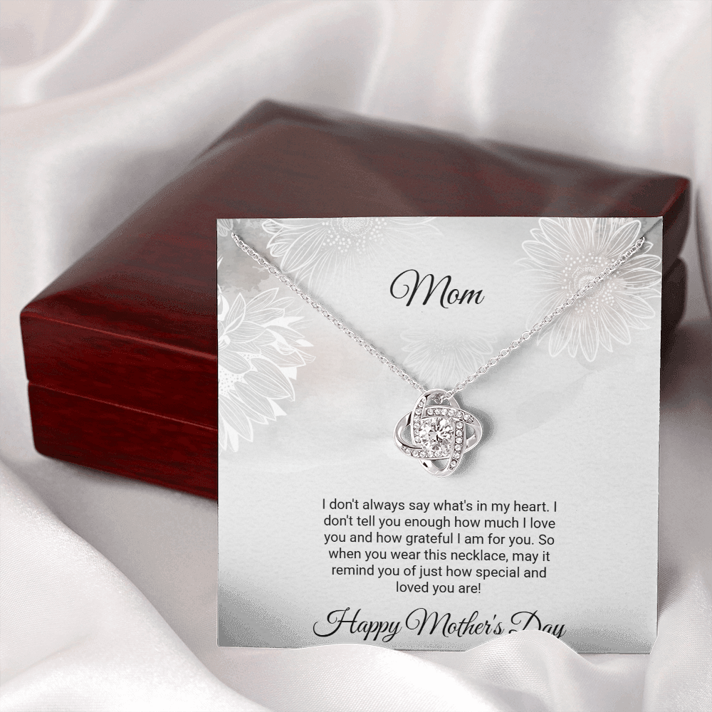 Mom Love Knot Necklace