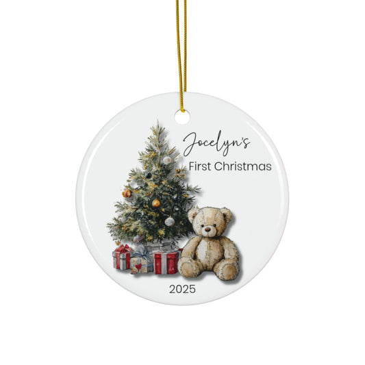Personalized Baby's First Christmas Ornament