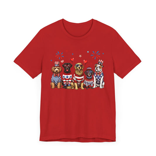 Patriotic Dogs T-Shirt