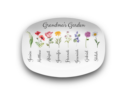 Grandma's Garden Platter