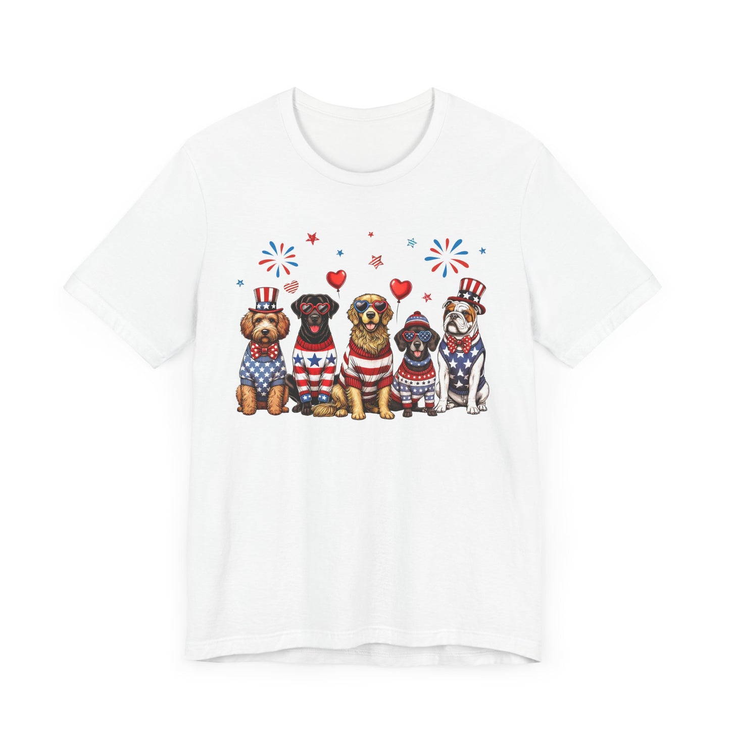 Patriotic Dogs T-Shirt