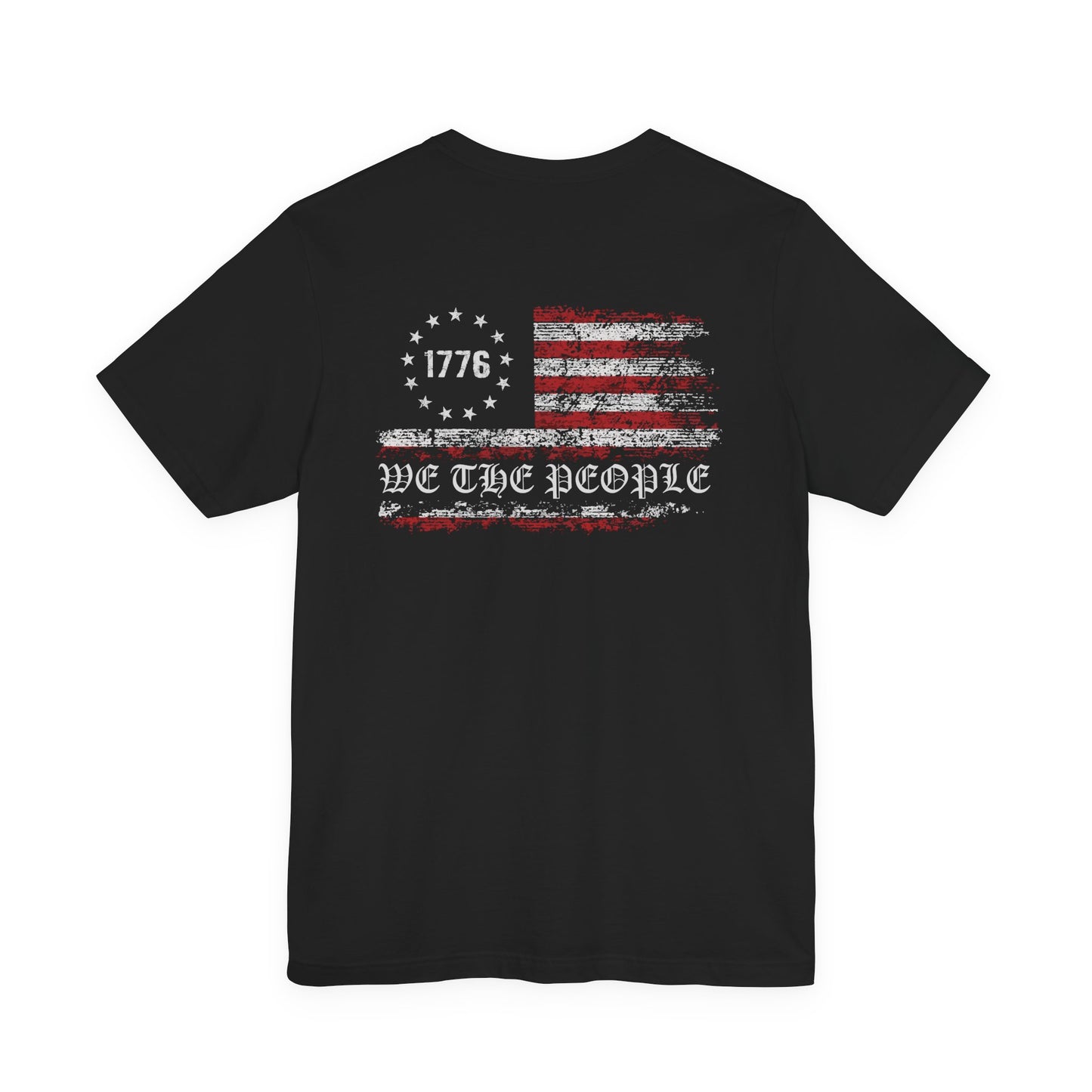 We The People Distressed Flag T-Shirt