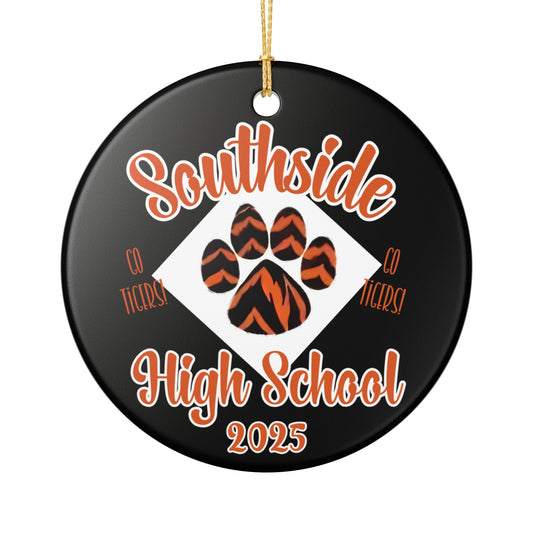 Southside High School Go Tigers Ornament