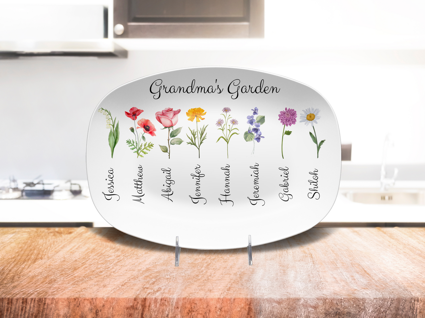 Grandma's Garden Platter