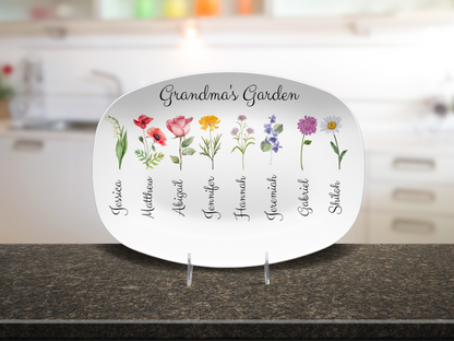 Grandma's Garden Platter