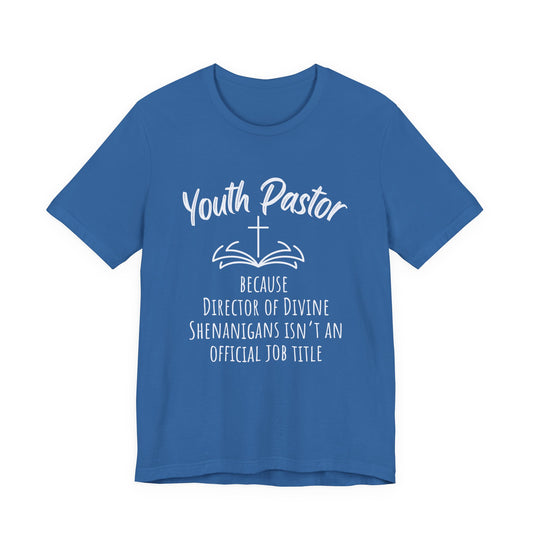 Youth Pastor Job Title Tee