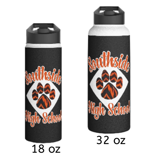 Southside High School Stainless Steel Water Bottle