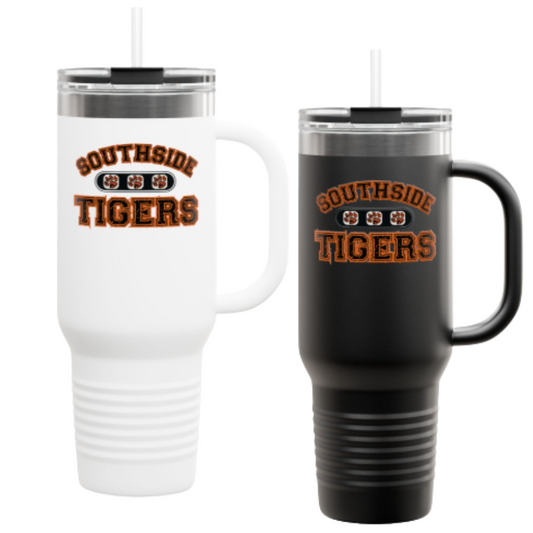 Southside Tigers Insulated Travel Mug, 40oz