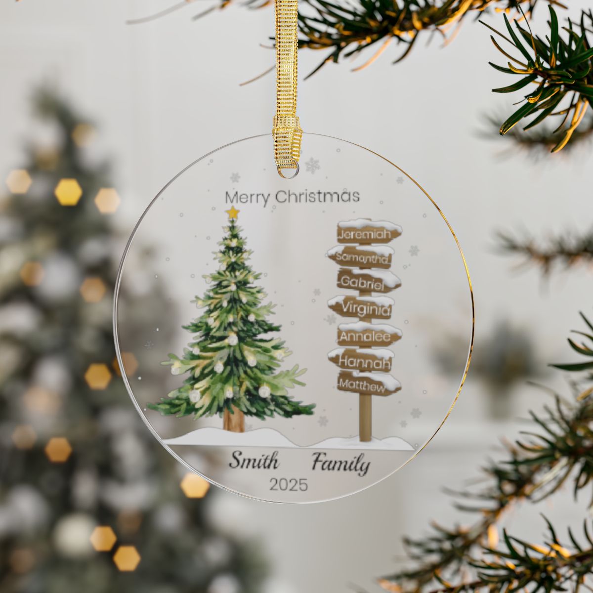 Personalized Family Ornament