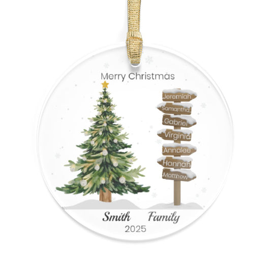 Personalized Family Ornament