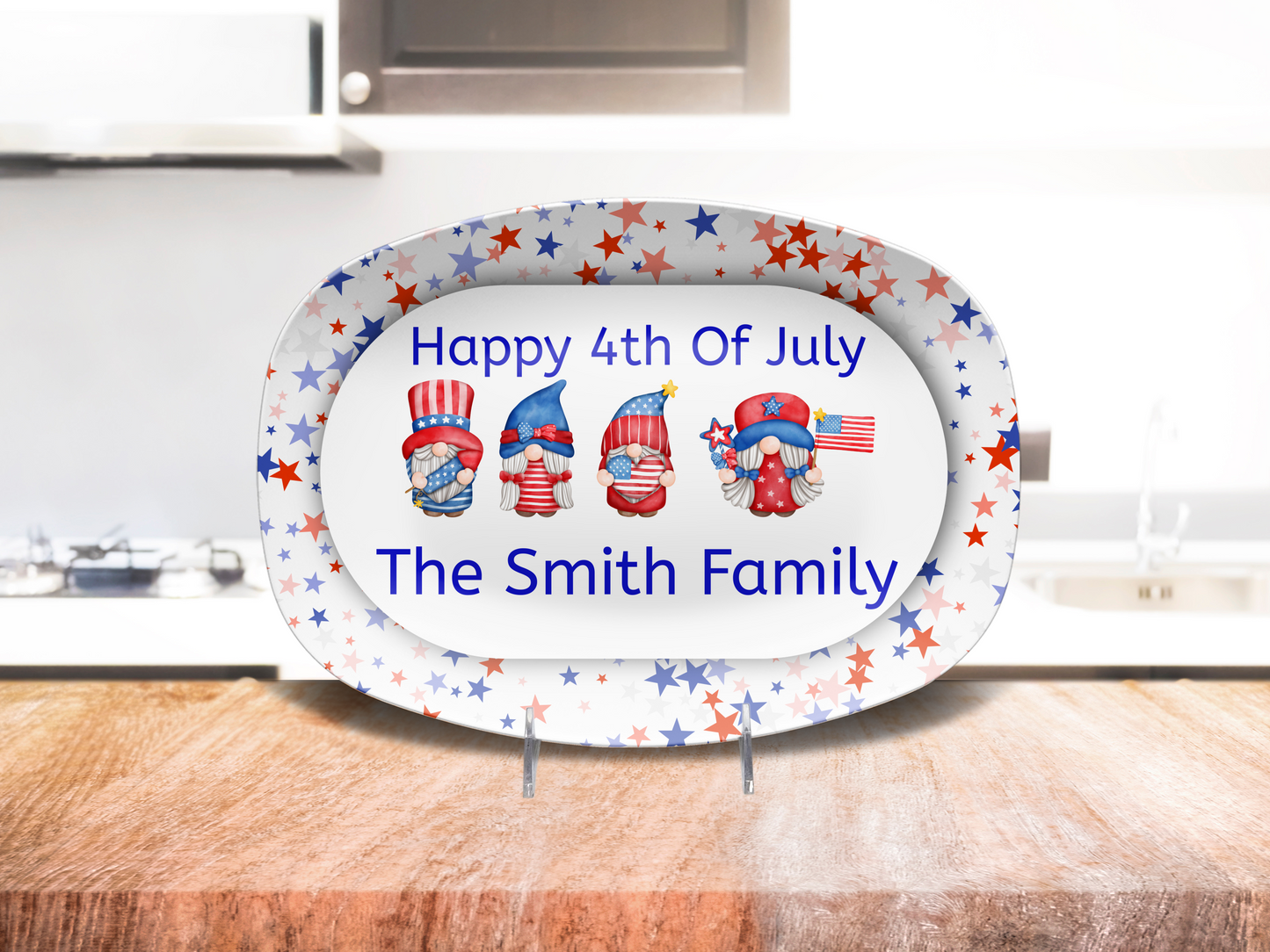 Personalized 4th of July Platter