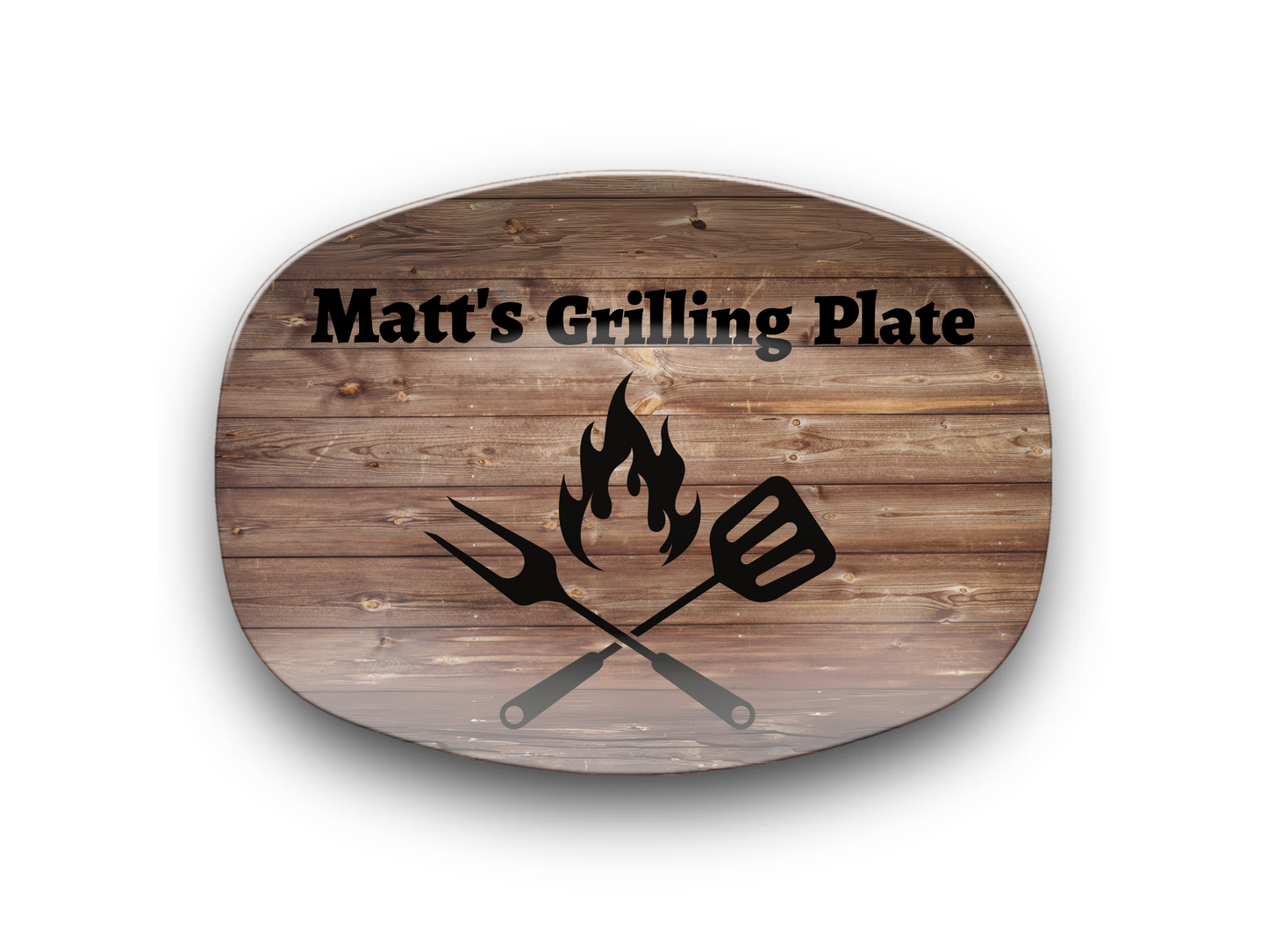 Personalized Dad Grilling Platter